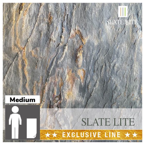 Размери на каменен декор от естествени камъни Desert Rock Slate-LIte