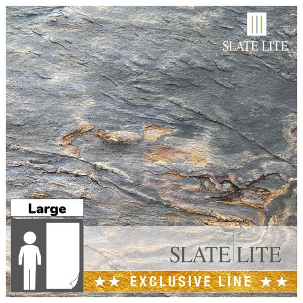 Размери на каменен декор от естествени камъни Desert Rock Slate-LIte