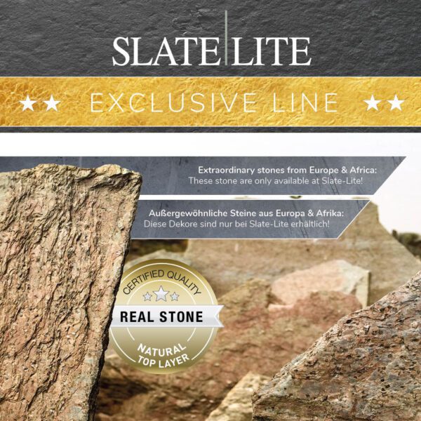 каменен декор от естествени камъни Desert Rock Slate-LIte