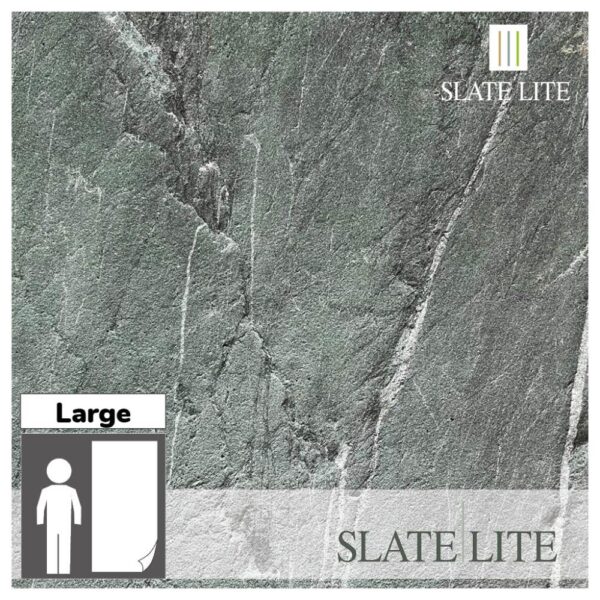 Размери на каменен декор от естествени камъни Green River Slate-Lite