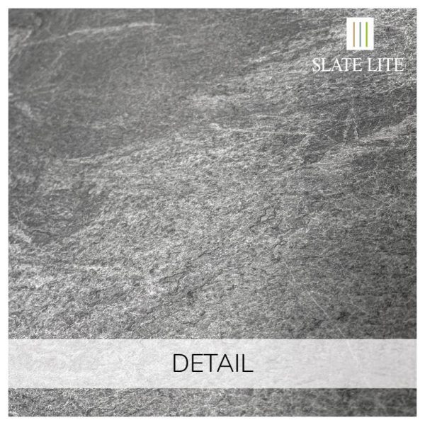 Размери на каменен декор от естествени камъни Grey Limestone Slate-Lite