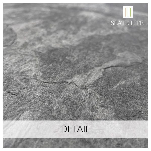 Размери на каменен декор от естествени камъни Grey Limestone Slate-Lite