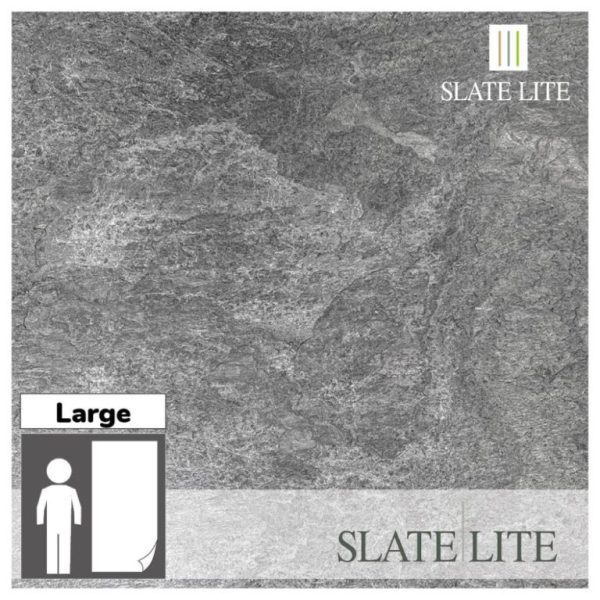 Размери на каменен декор от естествени камъни Grey Limestone Slate-Lite