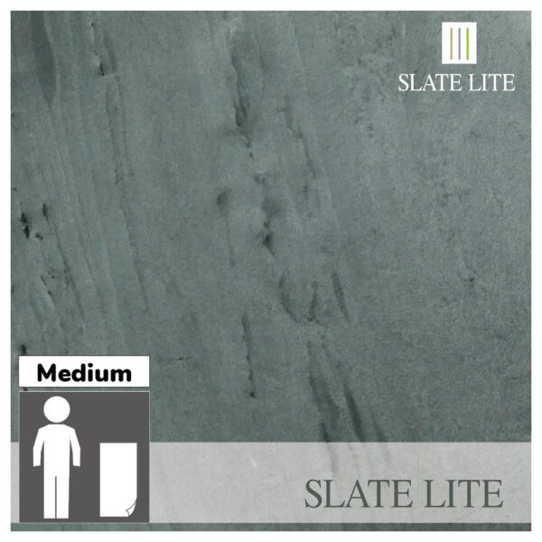 Размери на каменен декор от естествени камъни Jade Green Slate-Lite