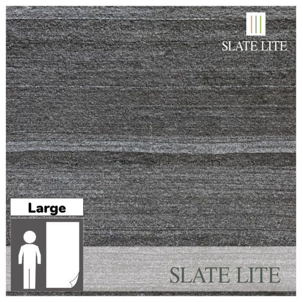 Размери на каменен декор от естествени камъни Monsoon Black Slate-Lite