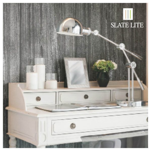 Приложнеие на каменен декор от естествени камъни Monsoon Black Slate-Lite