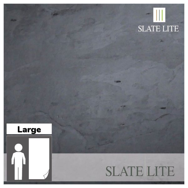 Размери на каменен декор от естествени камъни Nero Slate-Lite