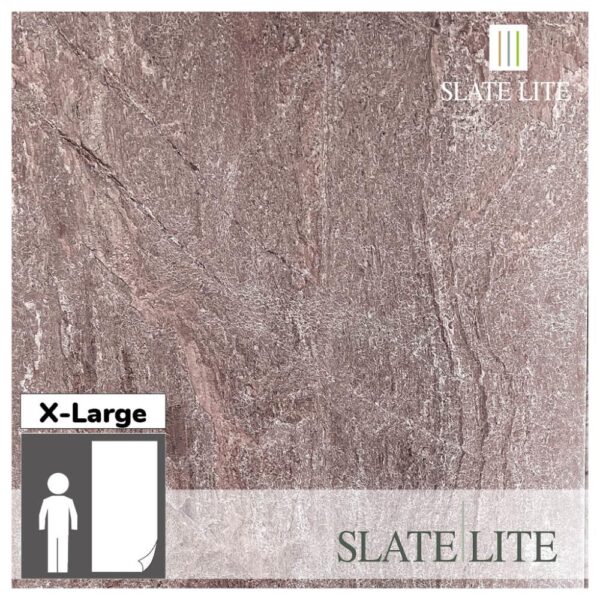 Размери на каменен декор от естествени камъни Pink Limestone Slate-Lite