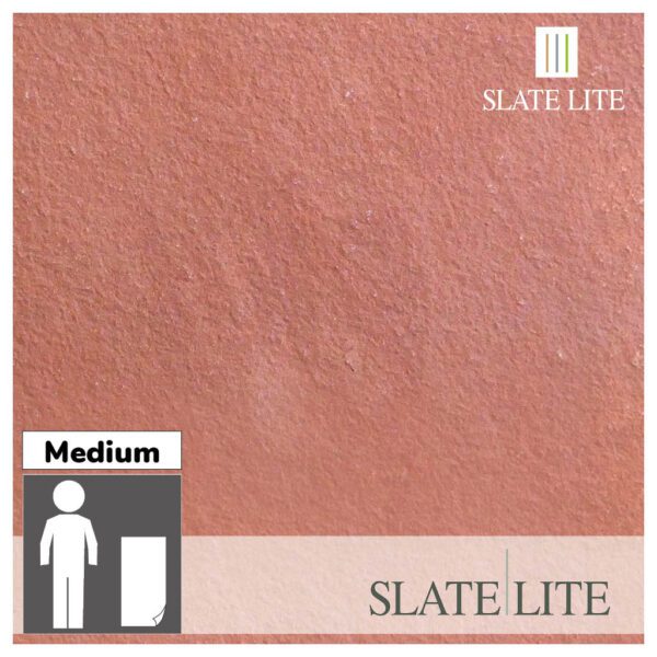 Размери на каменен декор от естествени камъни Red Sand Slate-Lite