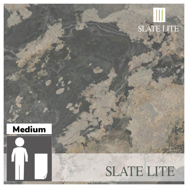 Размери на каменен декор от естествени камъни Rustique Slate-Lite