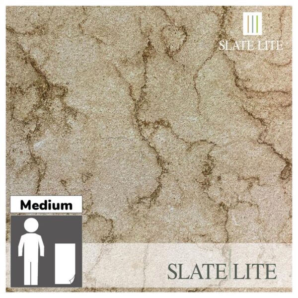 размер на каменен декор за стена Silvia Wild Marble Slate-Lite