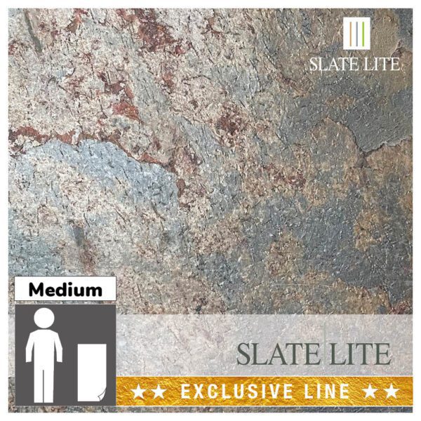 Размери на каменен декор от естествени камъни Stardust Slate-Lite