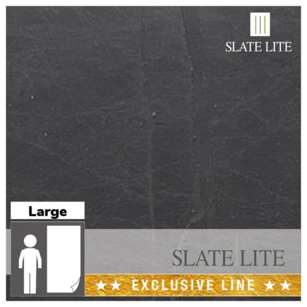 Размер на каменен декор от естествени камъни Terra Noir Vertical Slate-Lite