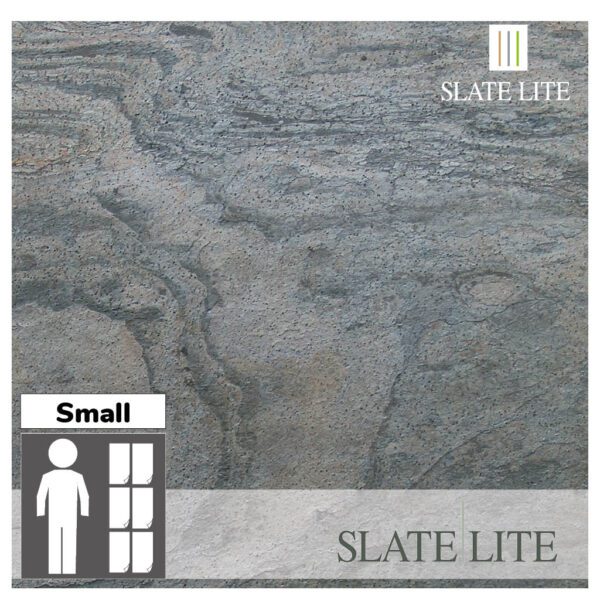 размер на каменен декор за стена Verde Gris Marble Slate-Lite