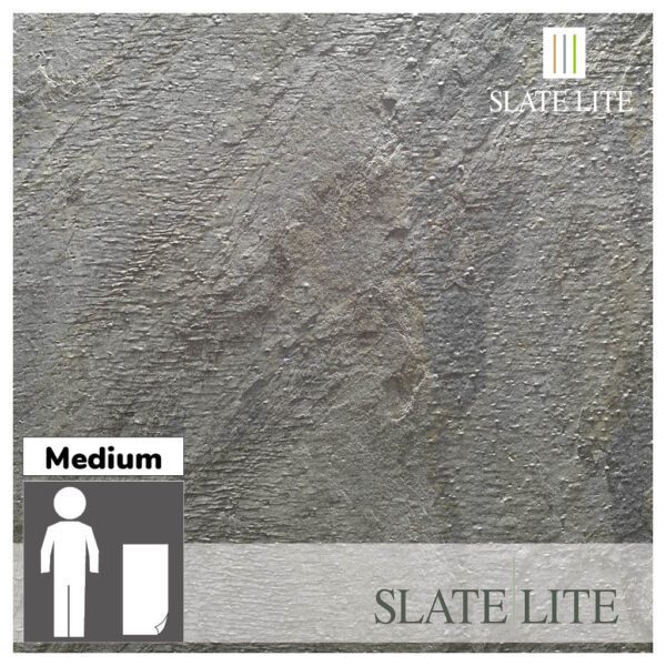 Размер на каменен декор от естествени камъни Verde Slate-Lite