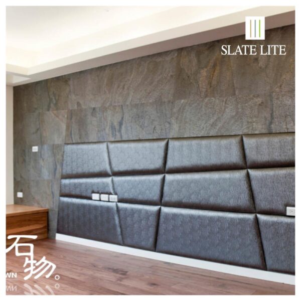 Приложение на каменен декор от естествени камъни Verde Slate-Lite