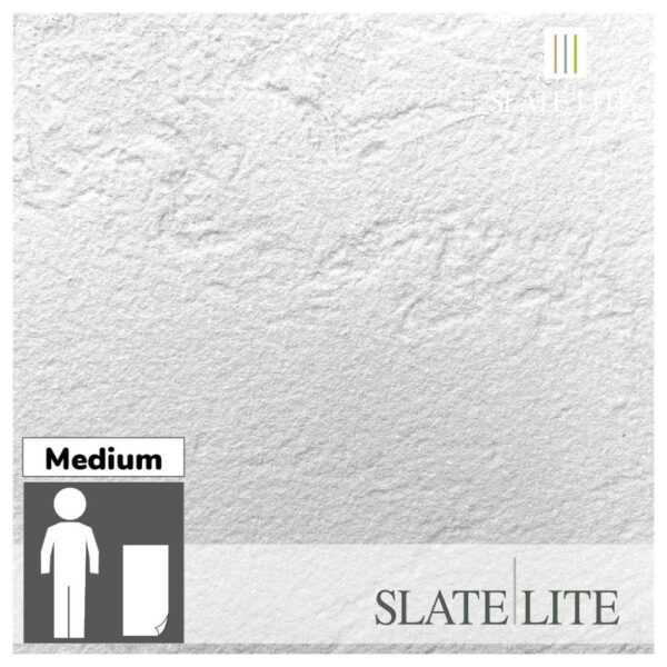 Размери на каменен декор от естествени камъни White Sparkle Slate-Lite