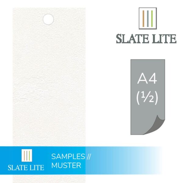 Размери на каменен декор от естествени камъни White Sparkle Slate-Lite