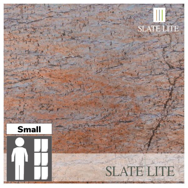 Размери на каменна фасада Cobre Slate-Lite