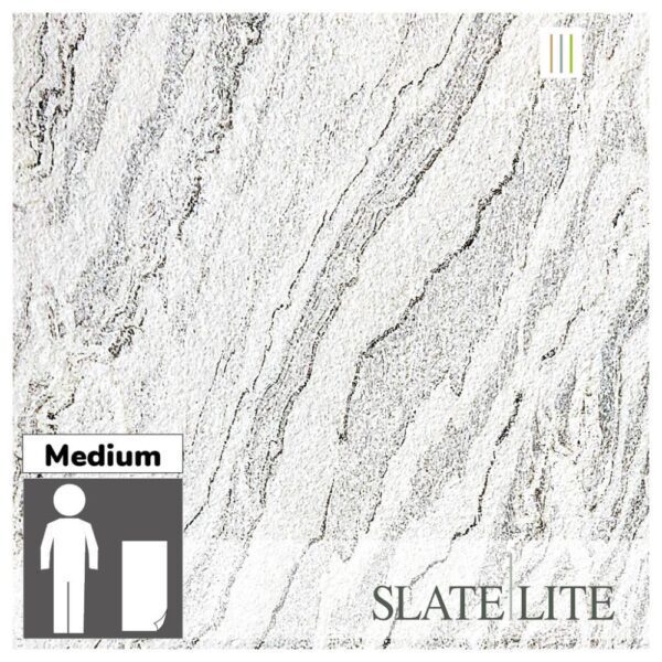 Размери на каменна фасада Slate-Lite Arctic White