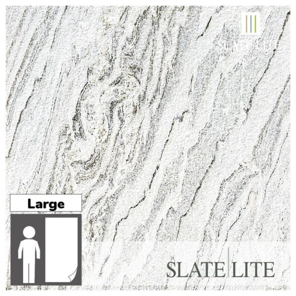 Размери на каменна фасада Slate-Lite Arctic White